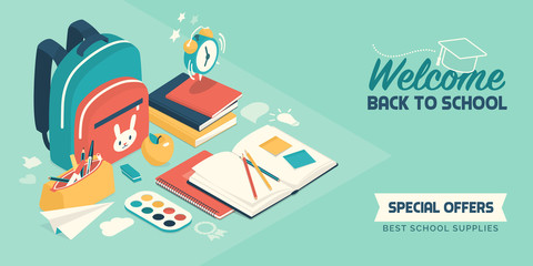 Welcome back to school supplies