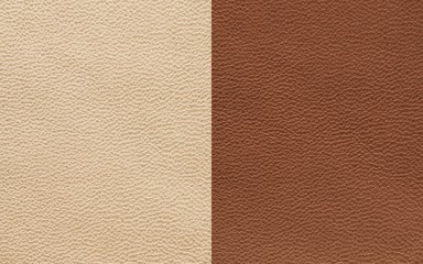 The texture of genuine leather. Impeccable and stylish background. Beautiful stylish background. Natural skin texture close up. Brown background.  The structure of the leather material brown shades.
