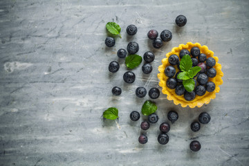 Little blueberries tarts