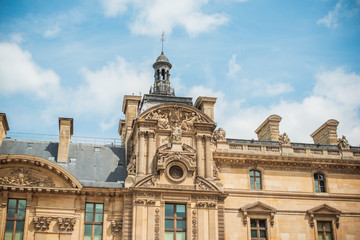 PARIS, FRANCE - MAY 12, 2019. Beautiful view of city streets, centre of city. Vacation in Paris