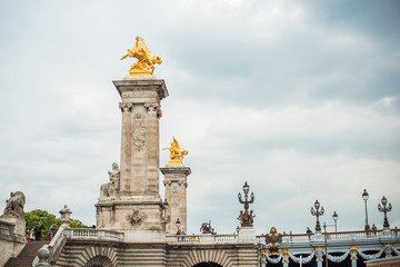 PARIS, FRANCE - MAY 12, 2019. Beautiful view of city streets, centre of city. Vacation in Paris