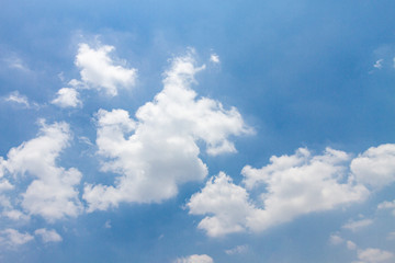 blue sky with cloud