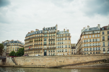 PARIS, FRANCE - MAY 12, 2019. Beautiful view of city streets, centre of city. Vacation in Paris