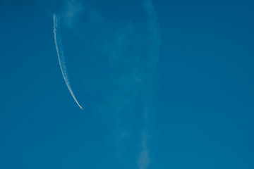 The Brazilian Smoke Squadron fly during apresentation in Alfenas/MG