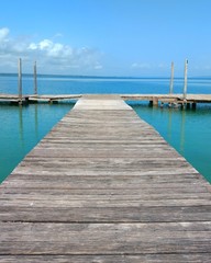 Fototapeta premium Wooden pier on the lake