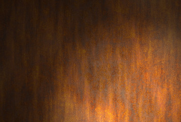 rusty metal wall with spot light effec