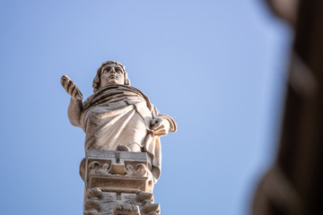 statue at Cathedral Milan Italy