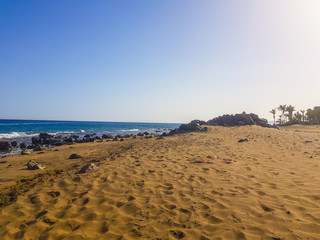 Los Pocillos beach. Lanzarote, Canary Islands, Spain