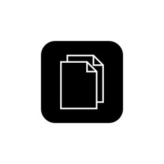 Document icon vector. Paper icon. File Icon