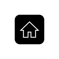 Home icon vector. House vector icon