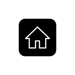 Home icon vector. House vector icon