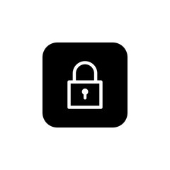 Lock icon vector. Encryption icon. Lock Icon in trendy flat style isolated. Security symbol