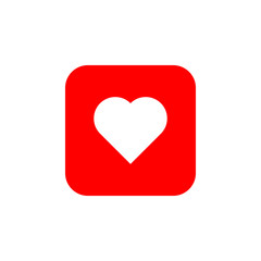 Heart icon vector. Heart vector icon. Like icon vector