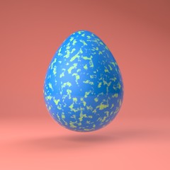 Funny eggs. 3d illustration.