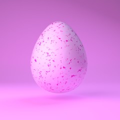 Funny eggs. 3d illustration.