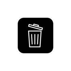 Trash icon vector. trash can icon. Delete icon vector
