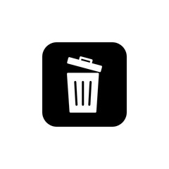 Trash icon vector. trash can icon. Delete icon vector