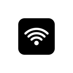 wifi icon vector. signal vector icon. Wireless and wifi icon or sign for remote internet access