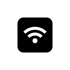 wifi icon vector. signal vector icon. Wireless and wifi icon or sign for remote internet access
