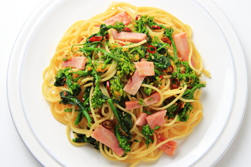 菜の花のパスタ