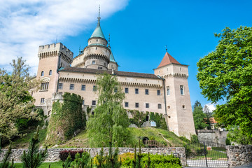 Fototapeta na wymiar Bojnice castle in Slovakia, cultural heritage