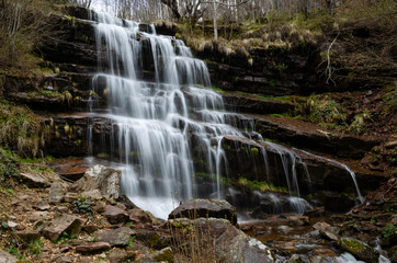 Fototapeta na wymiar Waterfall landscape