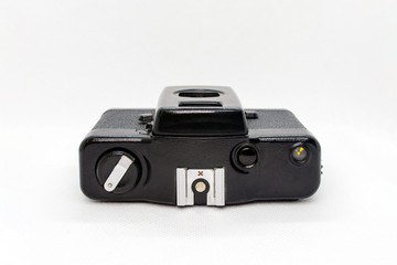 old Soviet compact film camera semi-automatic