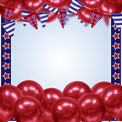 4th of July Background design for greeting cards in super high resolution.