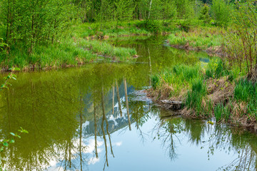Obraz premium Mountain Lake in British Columbia, Canada.