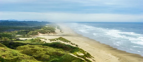 Keuken foto achterwand Oregon coast sand dunes overlooking panorama. OR, USA. © Matthieu