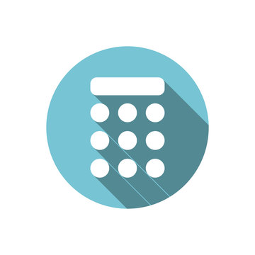 Keypad Icon. Professional Looking Dial Pad For Mobile And Web Design. Call Number. Numeric Keypad