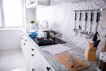 View Of A Kitchen Worktop