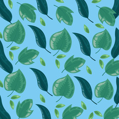 tropical leaves background