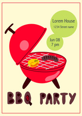 BBQ party invitation