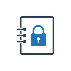 Document lock icon