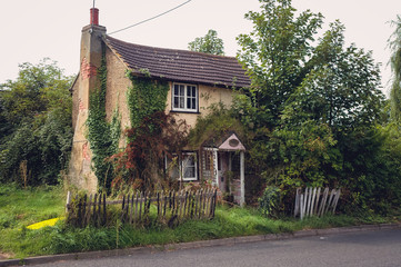 Old cottage in Pulloxhill, small village in Bedfordshire county, United Kingdom