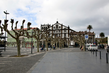 Obraz premium Kirche Sao Jose am Platz des 5. Oktober