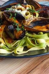 Mussels Marinara Seafood Pasta