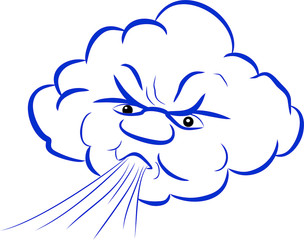 cartoon wind