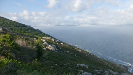 Finisterre. The last route of Camino de Santiago. Galicia,Spain