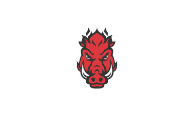 red hog illustration