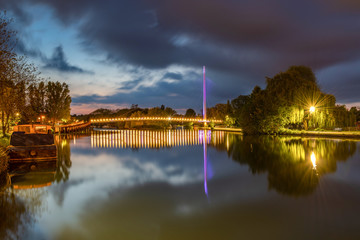 Fototapeta premium Christchurch Bridge, Reading Berkshire United Kingdom