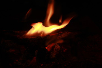 Abstract fire background