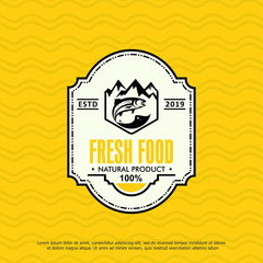 Fish Logo Icon Vector Template. Eps 10