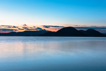日本・北海道洞爺湖の風景