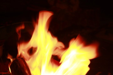 Obraz premium Background with fire and flames.