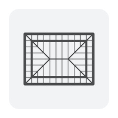 roof structure icon