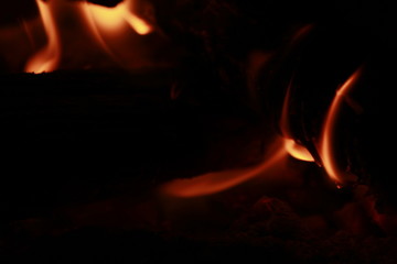 Abstract fire background