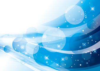 アブストラクト　波　光　背景　青