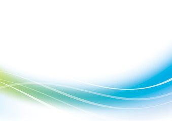 アブストラクト　波　背景　青　緑